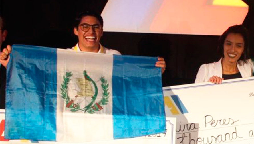 Guatemalteco ganó el primer lugar en competencia de emprendimiento