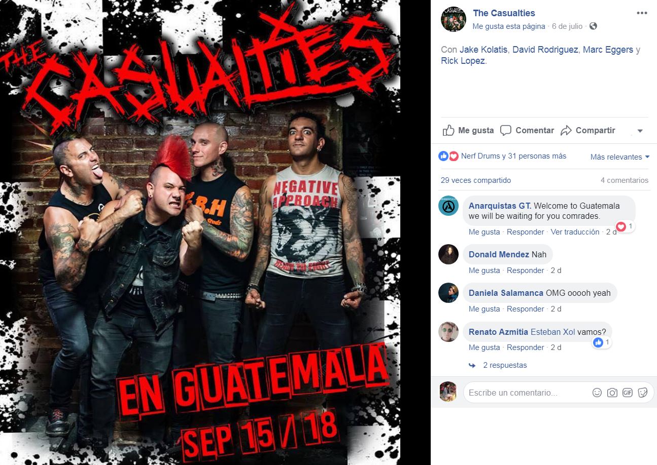 (Créditos: The Casualties)