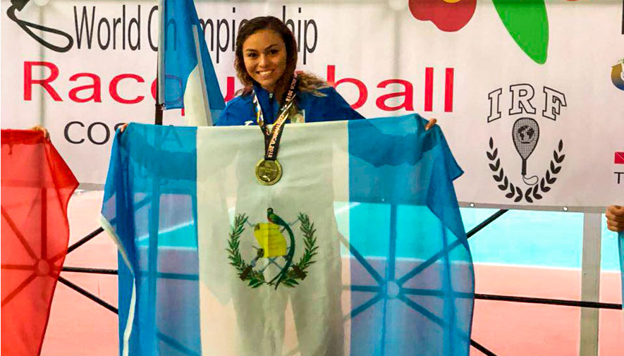 campeona mundial de ráquetbol