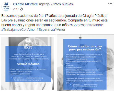 Cirugía plástica gratuita