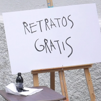 Hersson Noé impresionó con sus dibujos desde teléfono celular