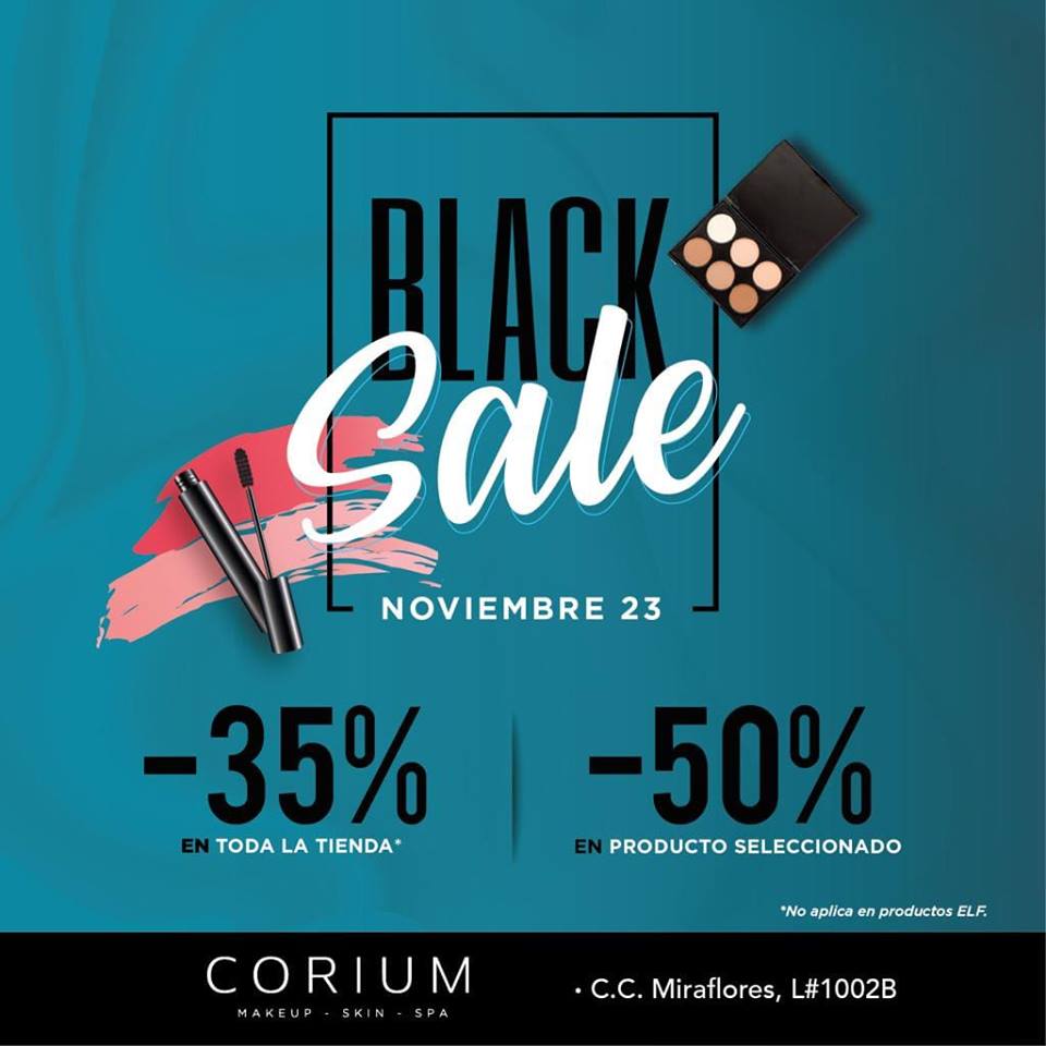 Corium promociones de Black Friday