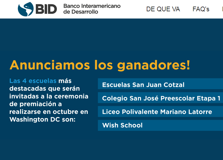 Escuelas de Quiché destacaron a nivel internacional