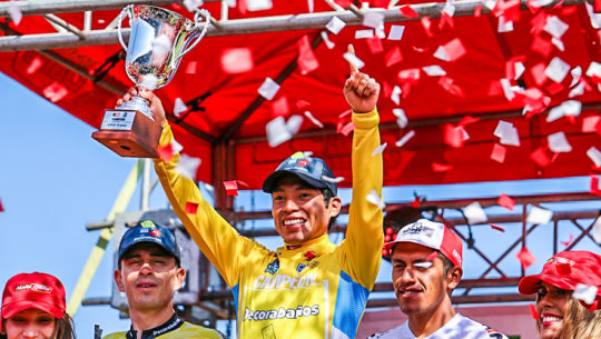 Alfredo Ajpacajá, campeón de la 58 Vuelta Ciclística a Guatemala 2018