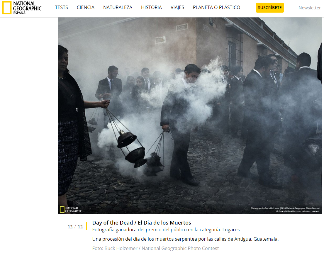 Antigua Guatemala destacó en concurso de NatGeo