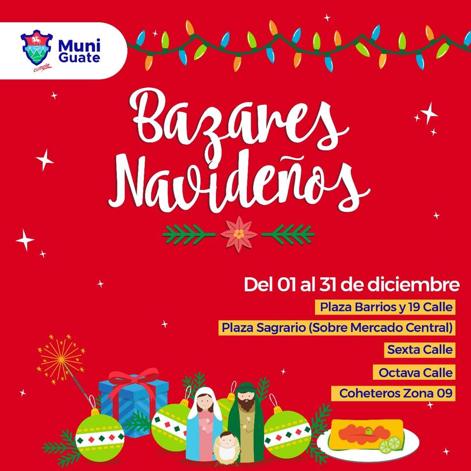 Bazares Navideños en la Ciudad de Guatemala, diciembre 2018