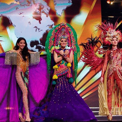 Stephanie Ogaldez es una de las ganadoras del Best National Costume