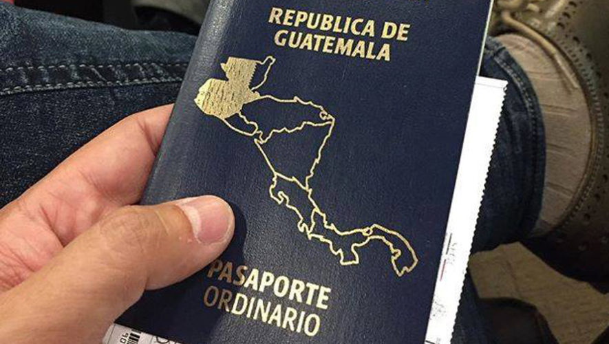 Calcomanía para el pasaporte vencido en Guatemala