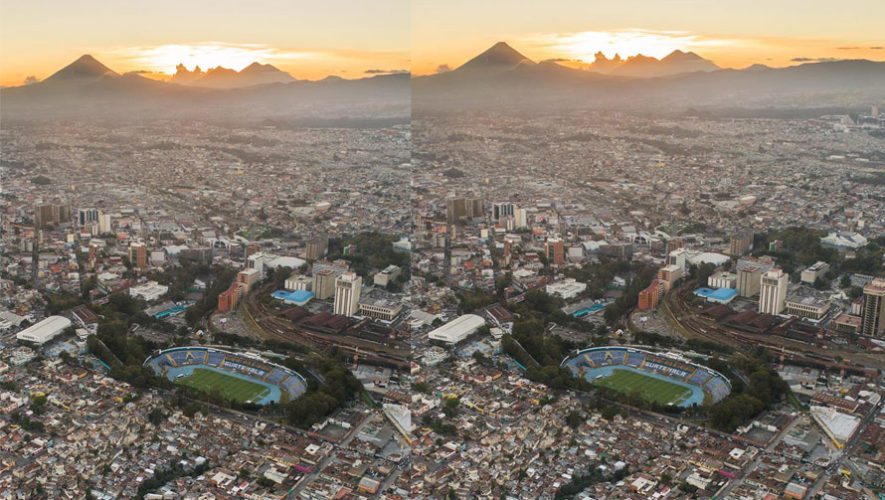 Fotógrafo Rodrigo Calderón es reconocido por una imagen del Estadio Doroteo Guamuch Flores