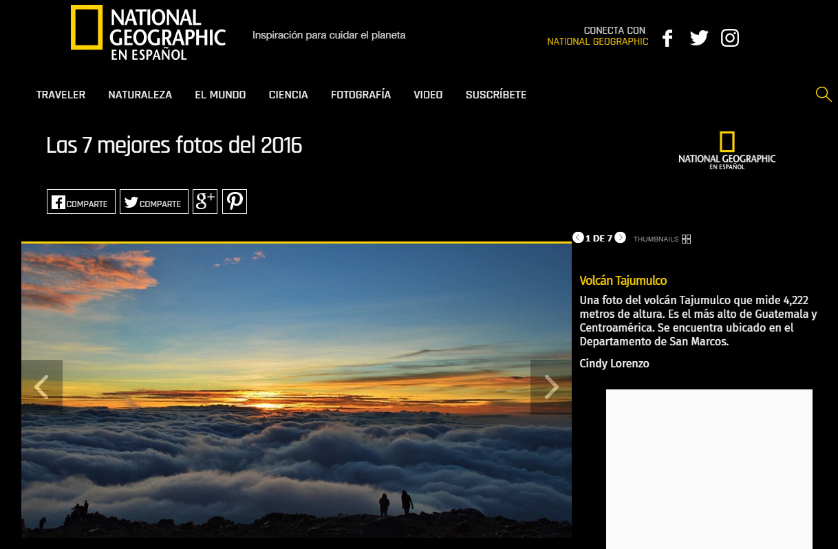 NatGeo fotografía de Guatemala