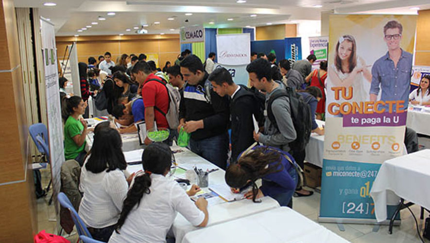 Ofertas laborales que fueron publicadas en el sitio de la Universidad Galileo