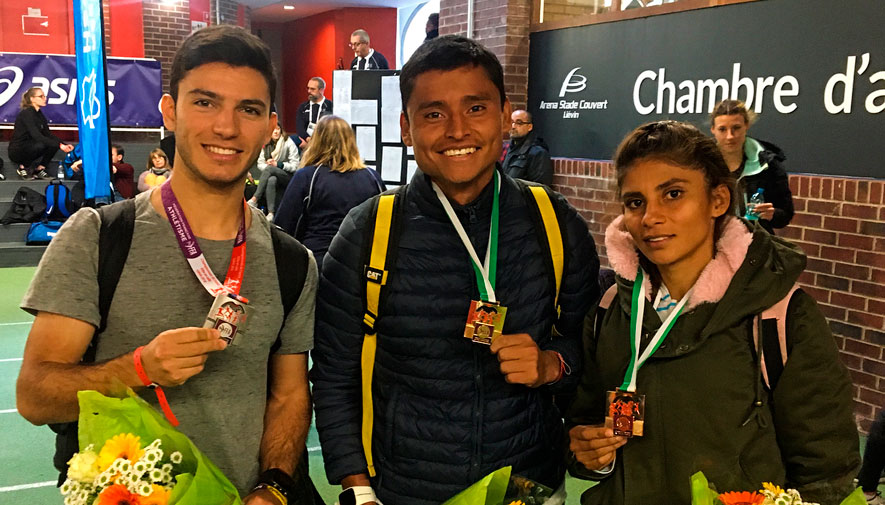 Marchistas guatemaltecos ganaron oro en Campeonato Nacional de Francia 2018