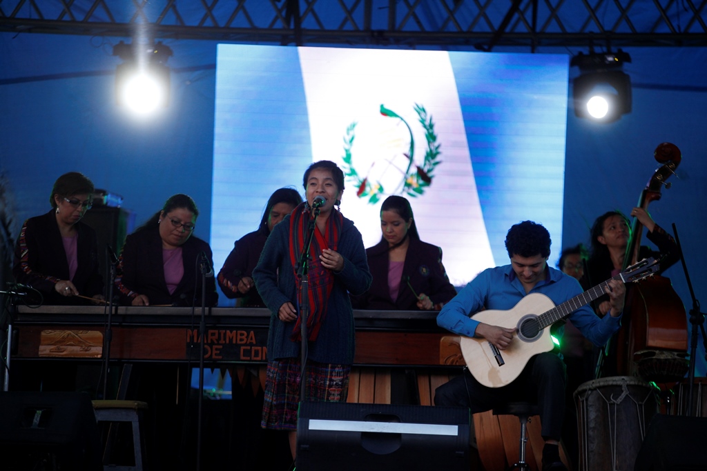 Gala de independencia en el Centro Cultural Miguel Ángel Asturias