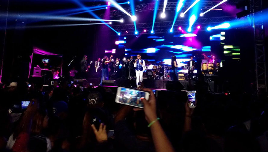 Concierto de cumbia a beneficio de afectados por el Volcán de Fuego