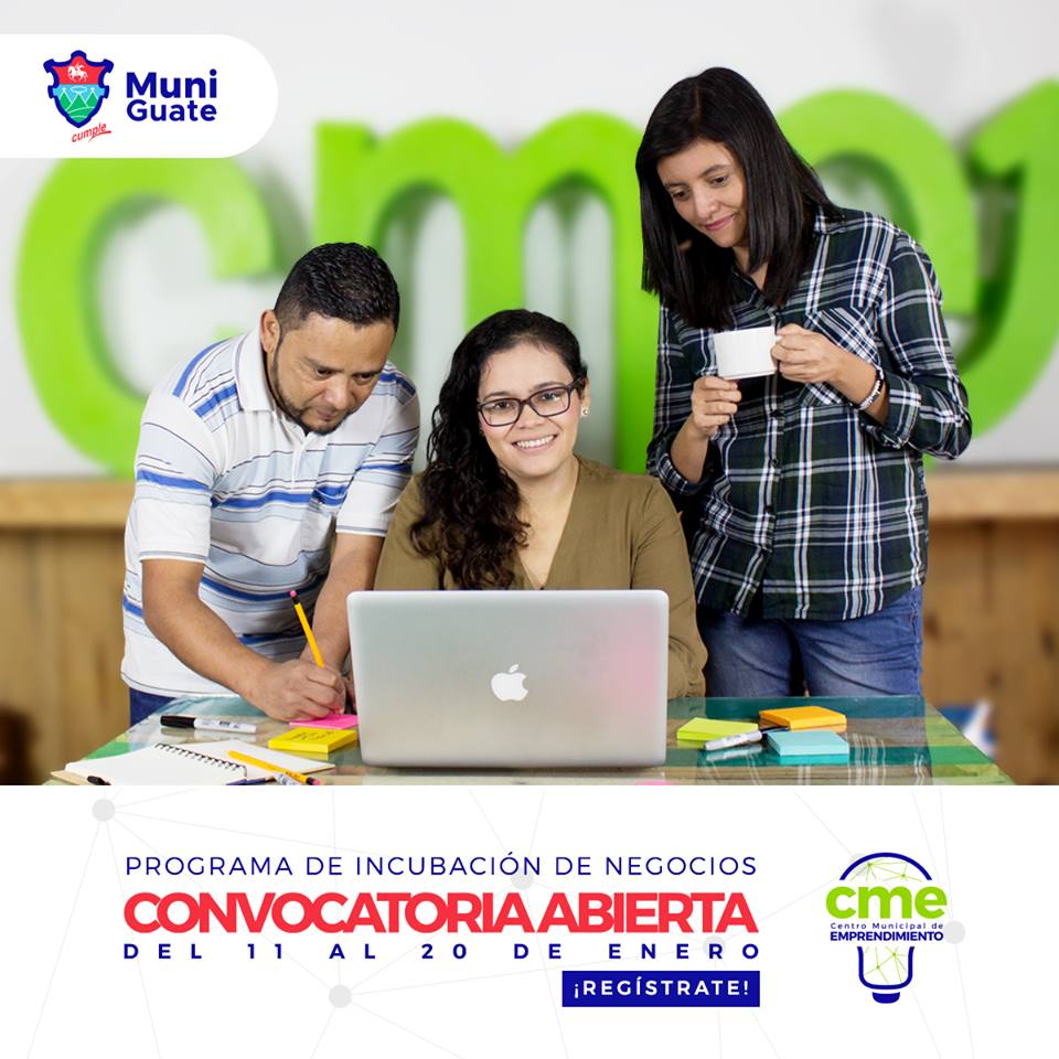 Convocatoria Centro Municipal de Emprendimiento en enero de 2019