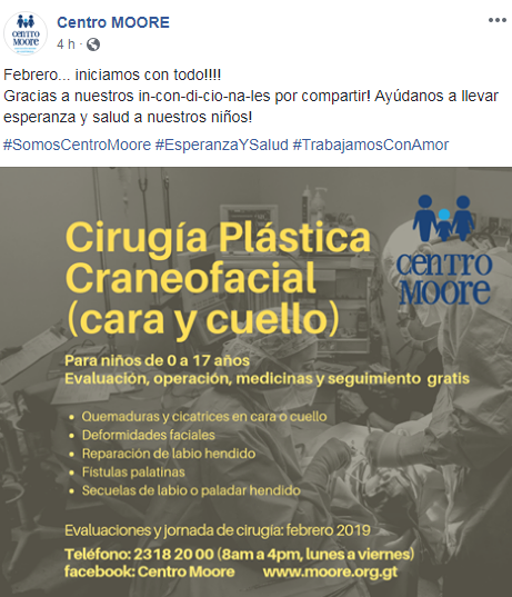 Cirugía plástica gratuita 