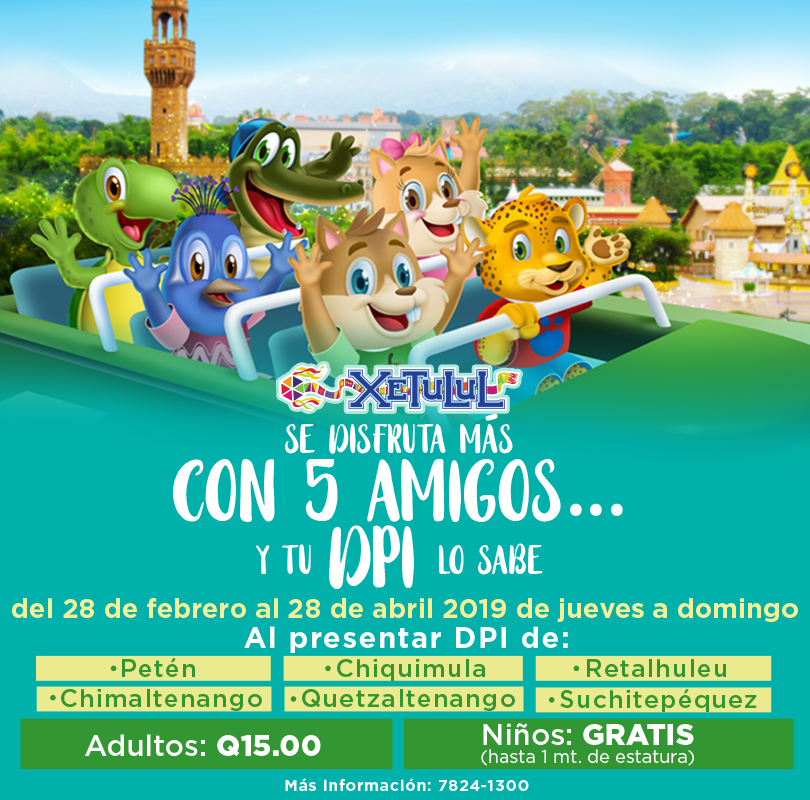 Cómo ingresar al Parque Xetulul con tu DPI en marzo 2019