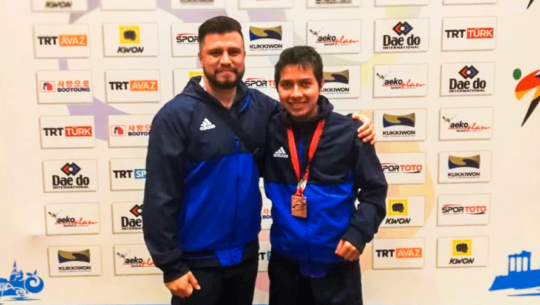 Gersson Mejía ganó el bronce del Mundial de Parataekwondo 2019