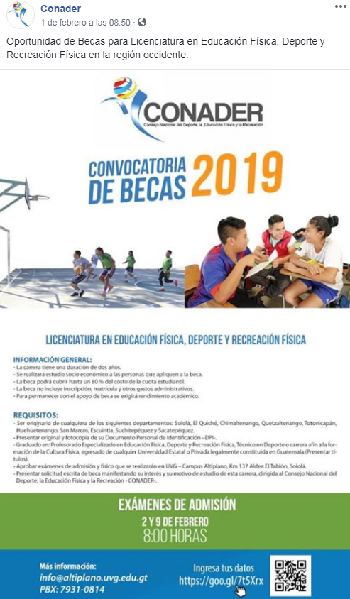 Requisitos para aplicar a la beca