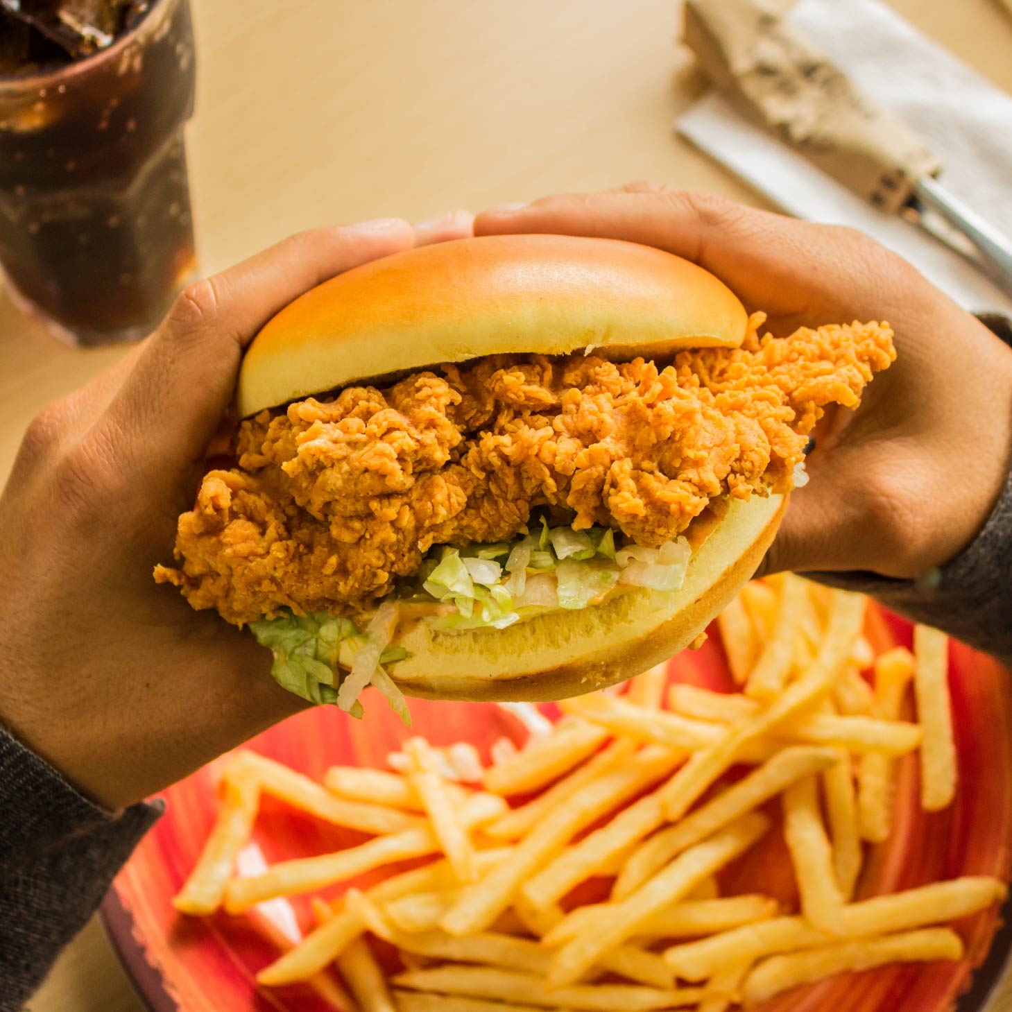 Sándwich extra crujiente Pollo Campero