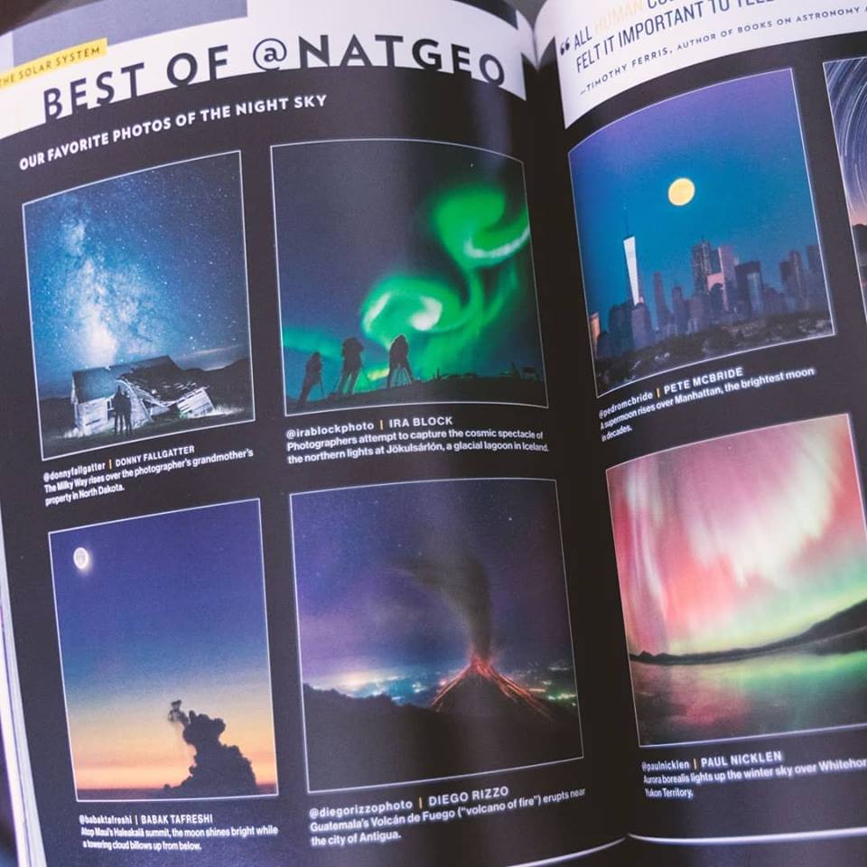 Fotografía de Volcán de Fuego forma parte del calendario 2019 de National Geographic