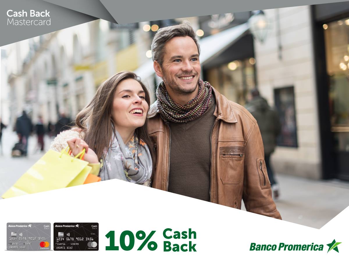 Nueva tarjeta de crédito Cash Back Mastercard está disponible en Banco Promerica