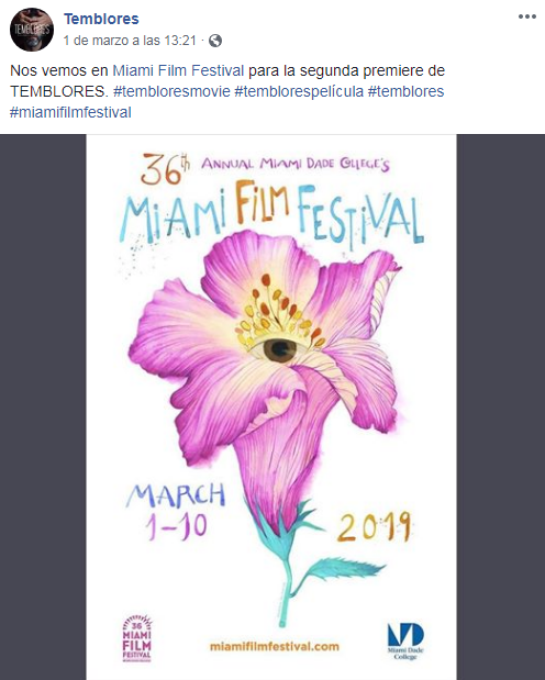 Temblores, película de Jayro Bustamante, participará en el Miami Film Festival 2019
