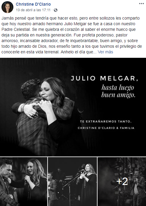 Artistas recuerdan a Julio Melgar