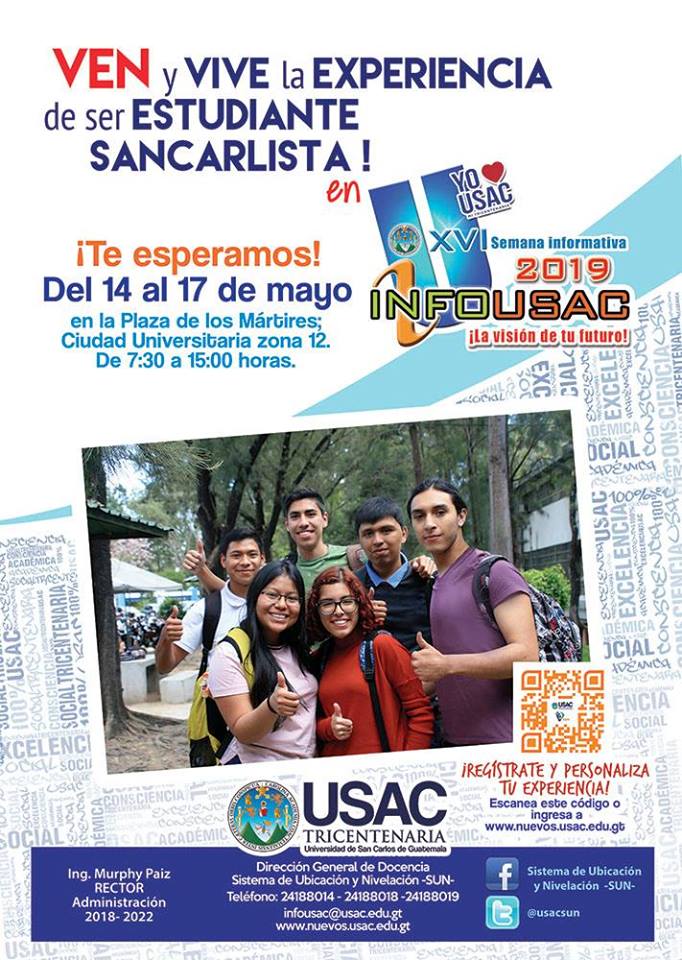 Infousac 2019, Semana Informativa de la Usac en la Ciudad de Guatemala