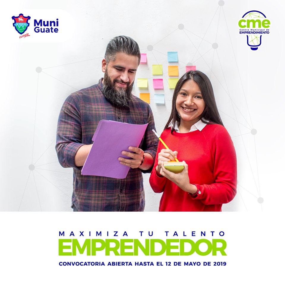 Convocatoria Centro Municipal de Emprendimiento en mayo de 2019