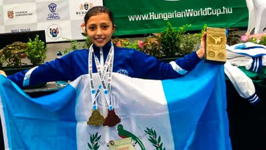 Guatemala se llevó 24 medallas de la Copa Mundial de Kickboxing Hungría 2019