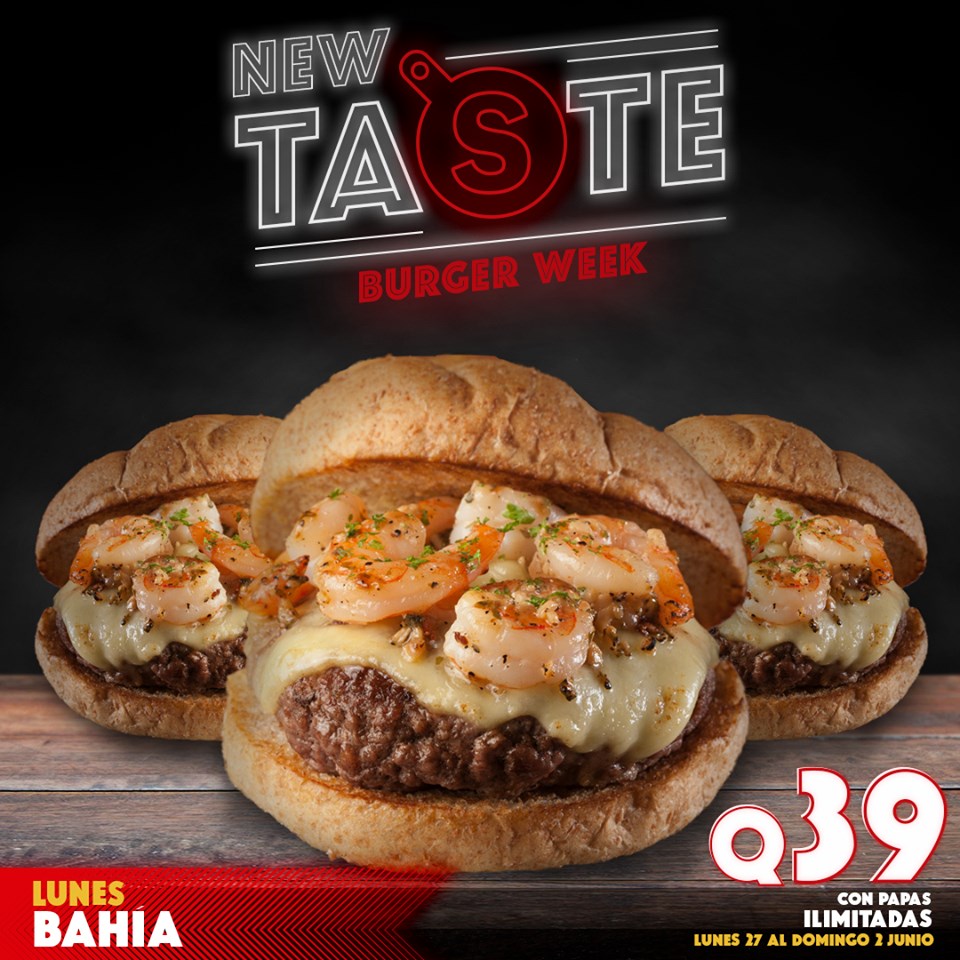 Hamburguesas en promoción