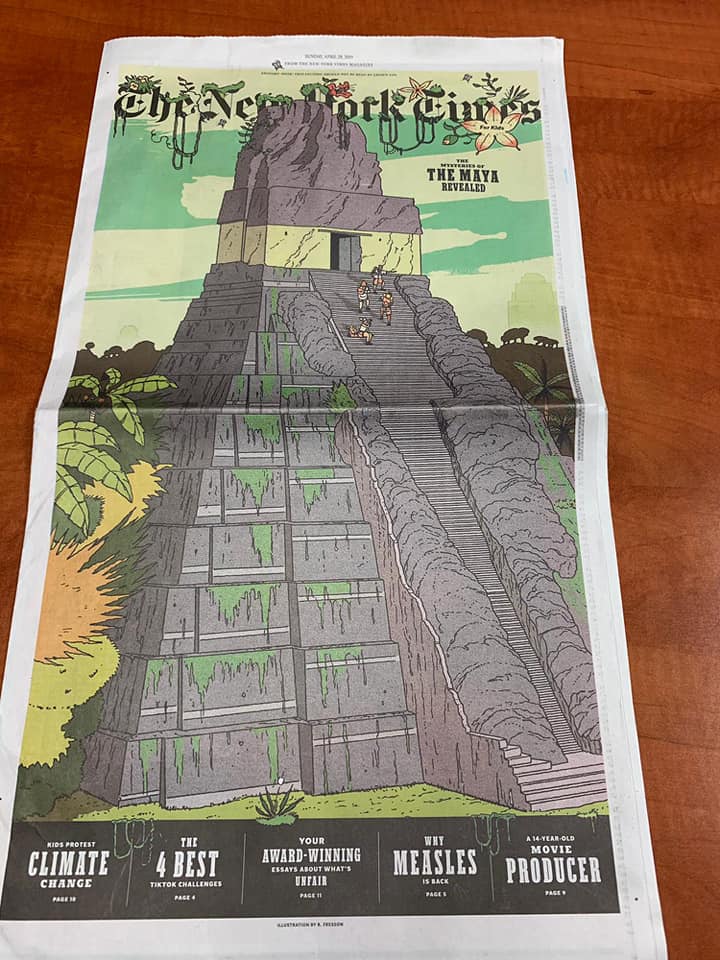 Los misterios revelados de los Mayas en Tikal en edición especial de The New York Times
