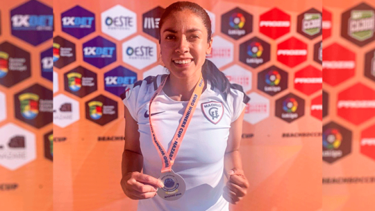 Ana Lucía Martínez fue subcampeona del Euro Winners Cup 2019 de Playa