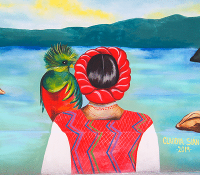 Coloridos murales de Cobán, Alta Verapaz