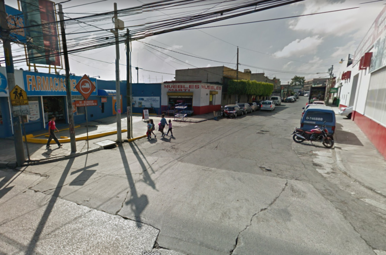 El paso a desnivel de la Calle Martí
