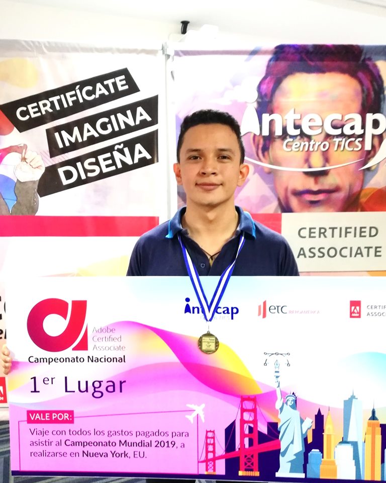 Francineé Vielman se clasificó al Mundial de Adobe 2019 en Nueva York, Estados Unidos
