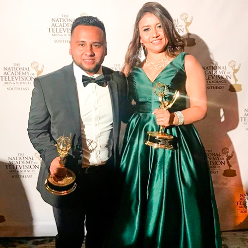 Oseas Marroquín ganó en dos categorías de los Premios Emmy del Sureste 2019