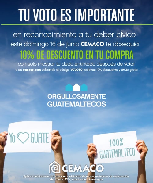 Promoción elecciones Guatemala