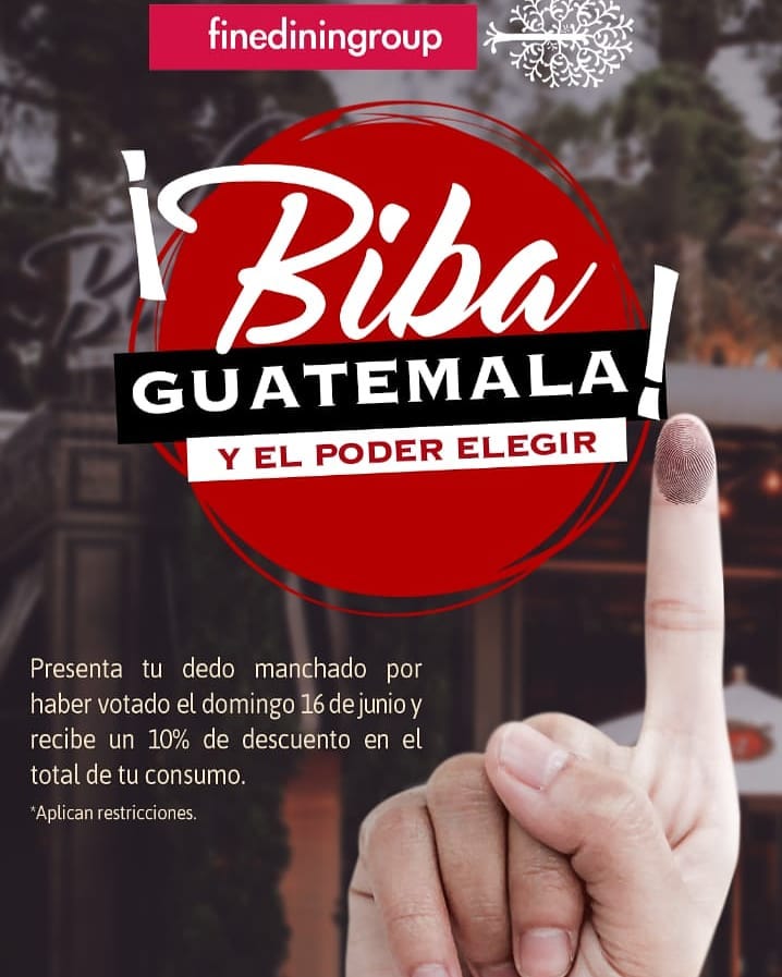 Promoción por elecciones en Guatemala