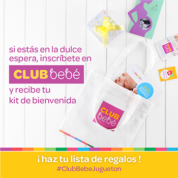 Beneficios de ser parte de Club Bebé Juguetón