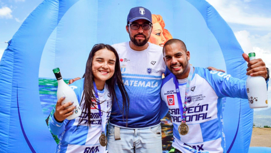 Andrea González y Sergio Marroquín, ganadores del Campeonato Nacional de BMX 2019