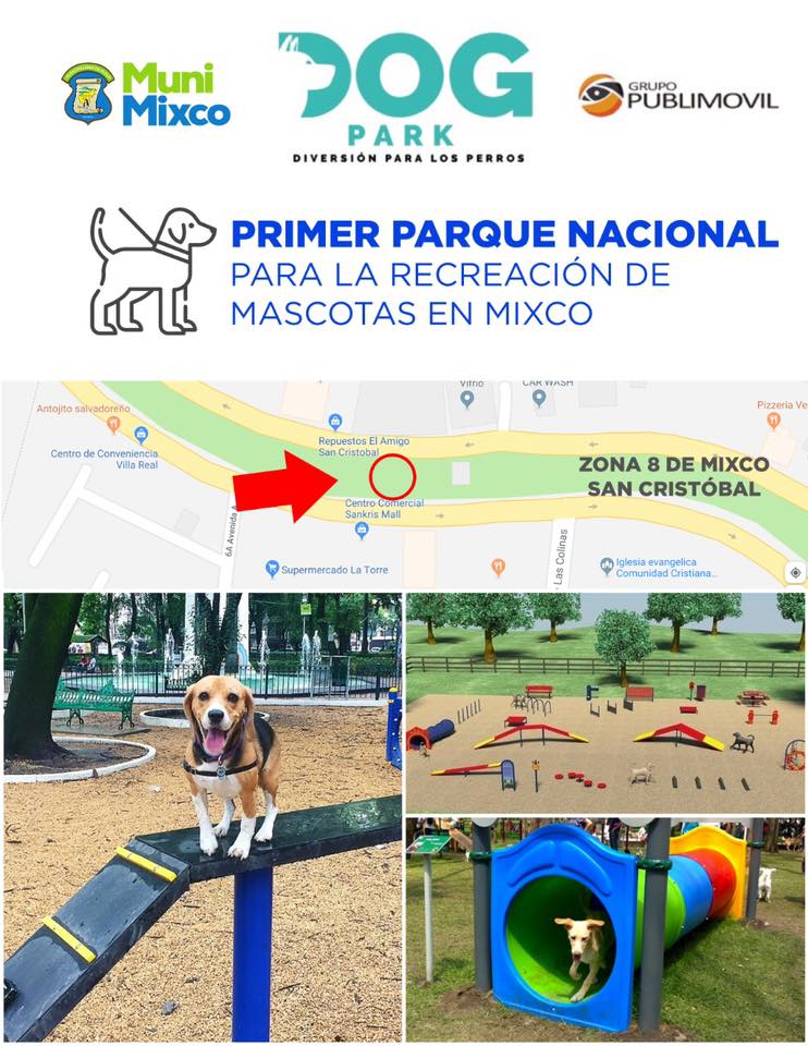 Construirán el primer Parque Nacional para Mascotas en Mixco