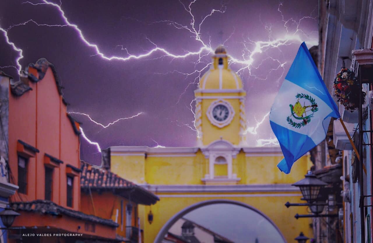 Fotos y videos de la tormenta eléctrica en Guatemala