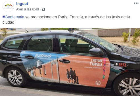 Lugares turísticos de Guatemala se promocionan en las calles de París, Francia