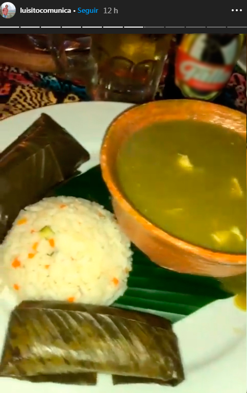 Luisito Comunica degustó Pepián, Kak'ik, Jocón