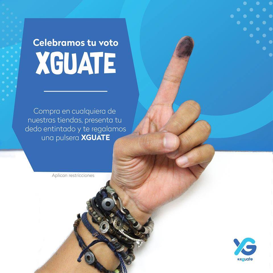Promociones por elecciones en Guatemala