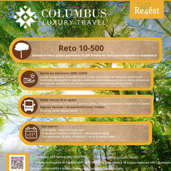 Reto 10-500, proyecto de restauración ecológica en Petén