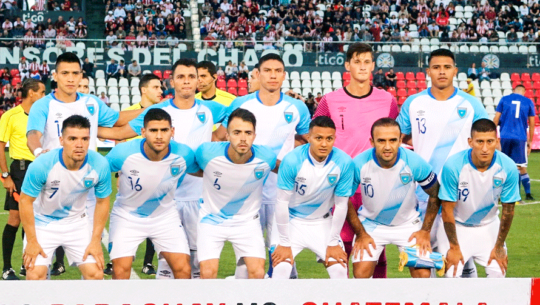 Alineación de Guatemala para el partido vs. Anguila, Liga de Naciones C 2019