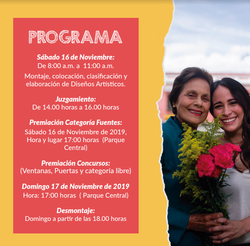 Convocatoria para participar en el Festival de las Flores en Antigua Guatemala